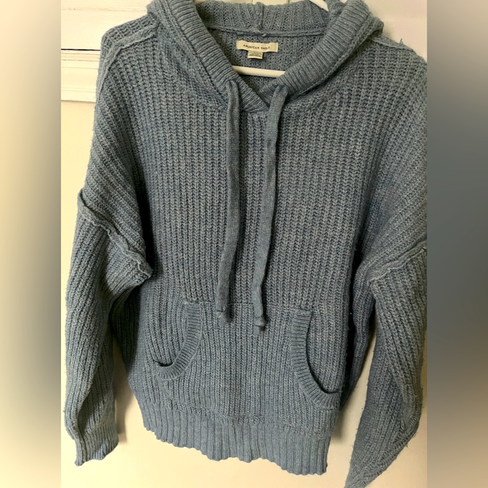 Sweater sweatshirt baby blue